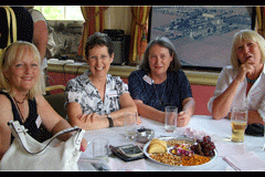 Carol Lewlsey, Linda Haxell, Janet Haxell and Joan Roe