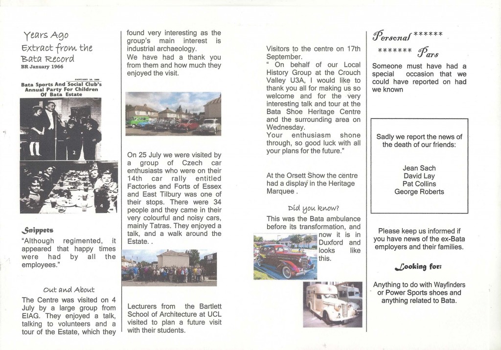 Newsletter (October 2015) Pages 2 and 3